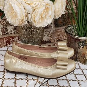 Venettini Girls Champagne Ballet Flat size Eur 31 US 13